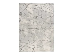 Alfombra interior - efecto marmol con relieve - gris - 77 x 150 cm - ORIS