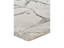 Alfombra interior - efecto marmol con relieve - gris - 77 x 150 cm - ORIS