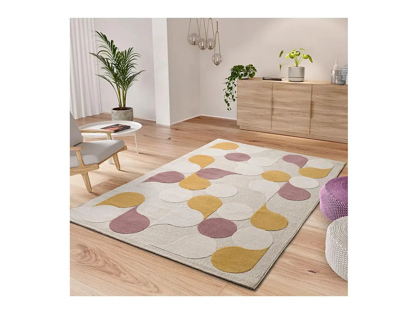 Alfombra interior - geométrico - multicolor - 160 x 230 cm - FLASHY