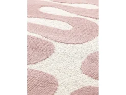 Alfombra interior - moderno - rosa - 160 x 230 cm - FLASHY