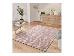 Alfombra interior - moderno - rosa - 160 x 230 cm - FLASHY