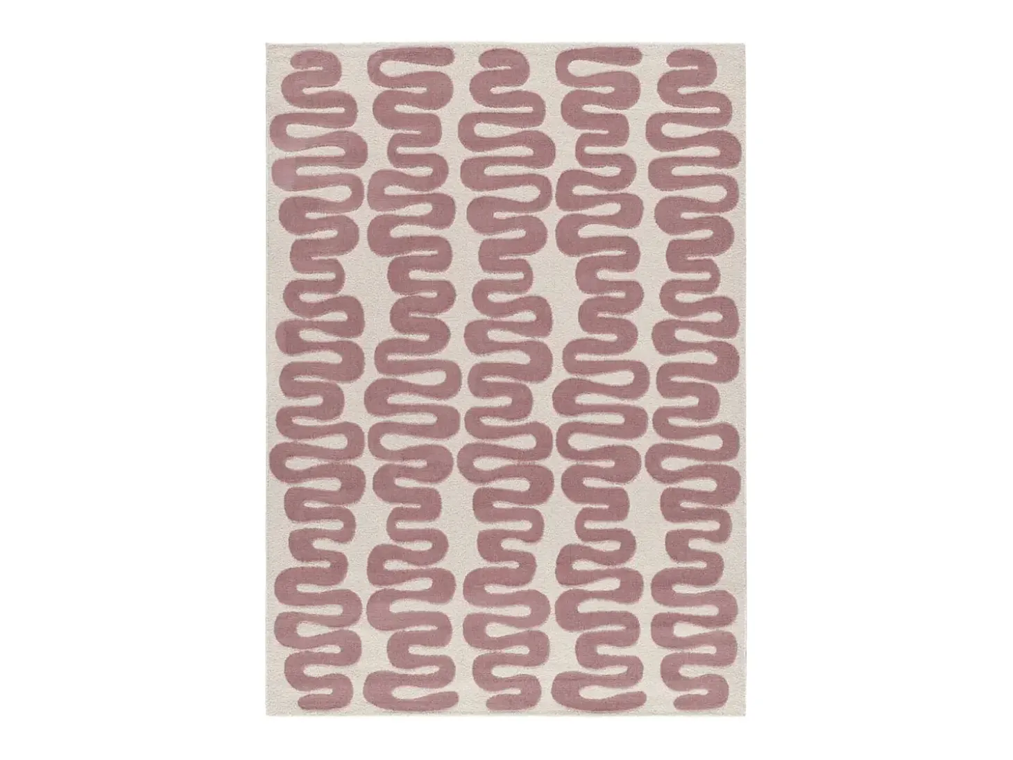 Alfombra interior - moderno - rosa - 160 x 230 cm - FLASHY