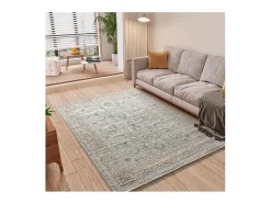 Alfombra interior - vintage con relieve - multicolor - 77 x 150 cm - KEOPS