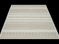 Alfombra interior exterior moderna - Beige - 80 x 150 cm - CALGARY