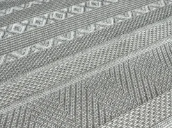 Alfombra interior exterior moderna - Gris - 120 x 160 cm - CALGARY