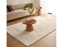 Alfombra interior lisa blanca