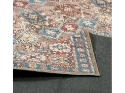 Alfombra interior motivo oriental / persa multicolor