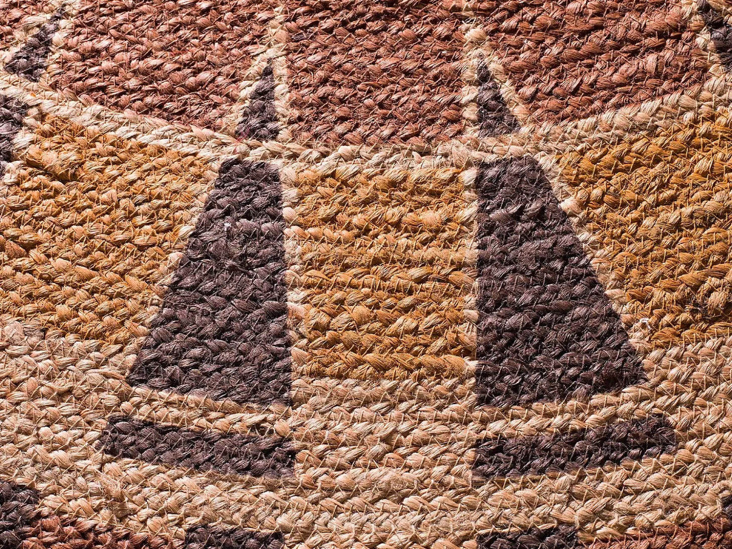 Alfombra interior redonda - ethnique - multicolor - diam.120 cm - TONGA