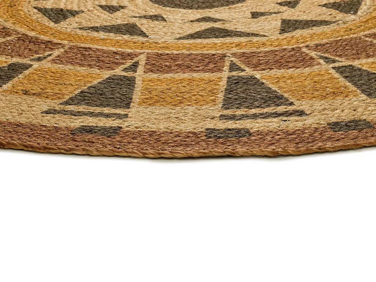 Alfombra interior redonda - ethnique - multicolor - diam.120 cm - TONGA