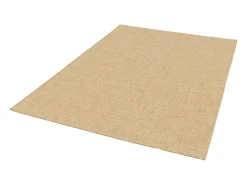Alfombra interior/exterior efecto yute color natural