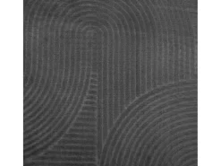 Alfombra IZA de pelo corto de estilo escandinavo en color antracita 140x200 cm