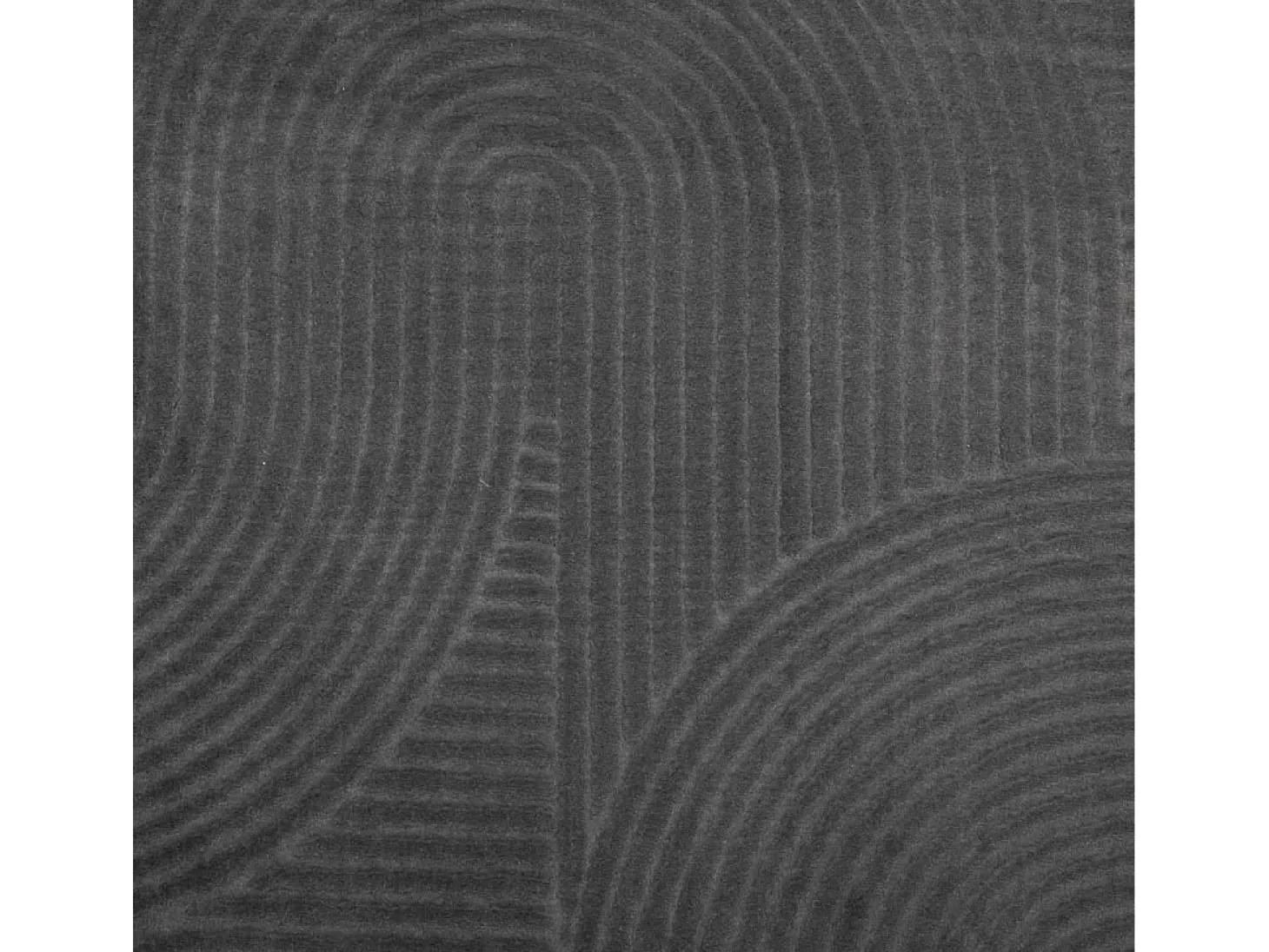 Alfombra IZA de pelo corto de estilo escandinavo en color antracita 120x170 cm