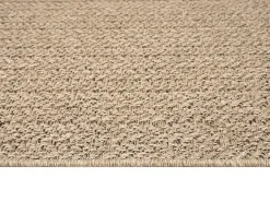 Alfombra Kansas Exterior Interior Aspecto Yute Resistente intemperie liso - Naturaleza - 60 x 90 cm
