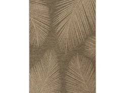 Alfombra Kansas Exterior Interior Aspecto Yute Palma Resistente intemperie - Naturaleza - 240 x 340 cm