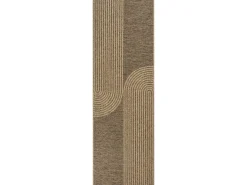 Alfombra Kansas Exterior Interior Aspecto Yute diseño Resistente intemperie - Naturaleza - 80 x 250 cm