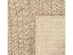 Alfombra Kansas Exterior Interior Aspecto Yute Resistente intemperie - Naturaleza - 120 x 170 cm