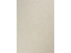 Alfombra Kansas Exterior Interior Aspecto Yute Resistente intemperie - Crema - 140 x 200 cm