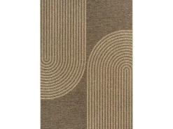 Alfombra Kansas Exterior Interior Aspecto Yute diseño Resistente intemperie - Naturaleza - 240 x 340 cm