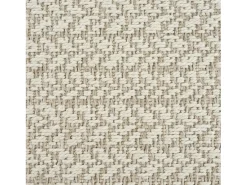 Alfombra Kansas Exterior Interior Aspecto Yute Resistente intemperie liso - Crema - 80 x 250 cm