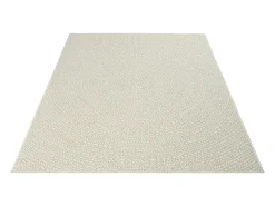 Alfombra Kansas Exterior Interior Aspecto Yute Resistente intemperie - Crema - 200 x 290 cm
