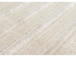 Alfombra Knight 3D Brillante Moderno, Beige, 80 x 150 cm