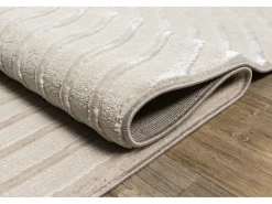 Alfombra Knight 3D Brillante Moderno, Beige, 160 x 230 cm