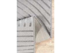 Alfombra Knight 3D Brillante Moderno, Gris, 80 x 150 cm