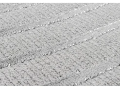 Alfombra Knight 3D Brillante Moderno, Gris, 80 x 150 cm