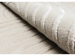 Alfombra Knight 3D Brillante Moderno, Beige, 240 x 340 cm
