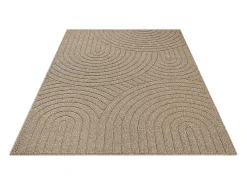 Alfombra Kos exterior moderna arcos, Naturaleza, 160 x 220 cm
