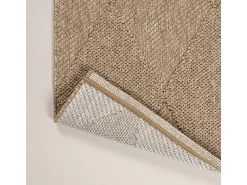 Alfombra Kos exterior moderna rombos, Naturaleza, 200 x 280 cm