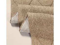 Alfombra Kos exterior moderna rombos, Naturaleza, 160 x 220 cm
