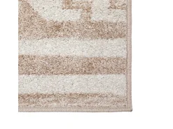 Alfombra Koy rayas beige/marrón 100x150 cm