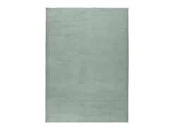 Alfombra lavable antideslizante - liso - verde - 160 x 230 cm - LOFT