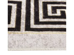 Alfombra lavable antideslizante beige claro 190x300 cm ES36481