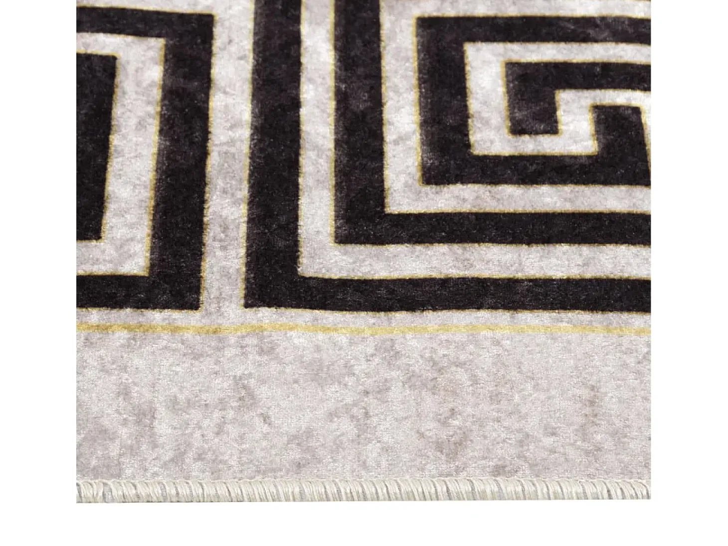 Alfombra lavable antideslizante beige claro 190x300 cm ES36481