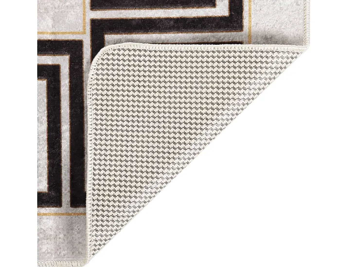 Alfombra lavable antideslizante beige claro 190x300 cm ES36481