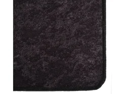 Alfombra lavable antideslizante gris antracita 120x180 cm