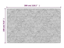 Alfombra lavable antideslizante multicolor 190x300 cm ES57044
