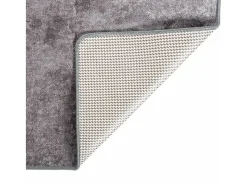 Alfombra lavable antideslizante gris 160x230 cm