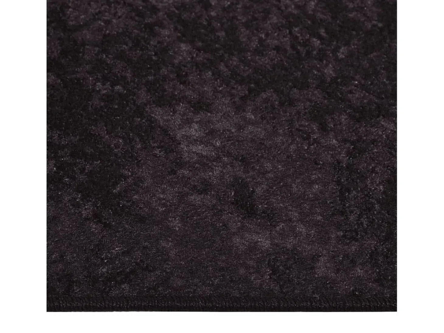 Alfombra lavable antideslizante gris antracita 160x230 cm