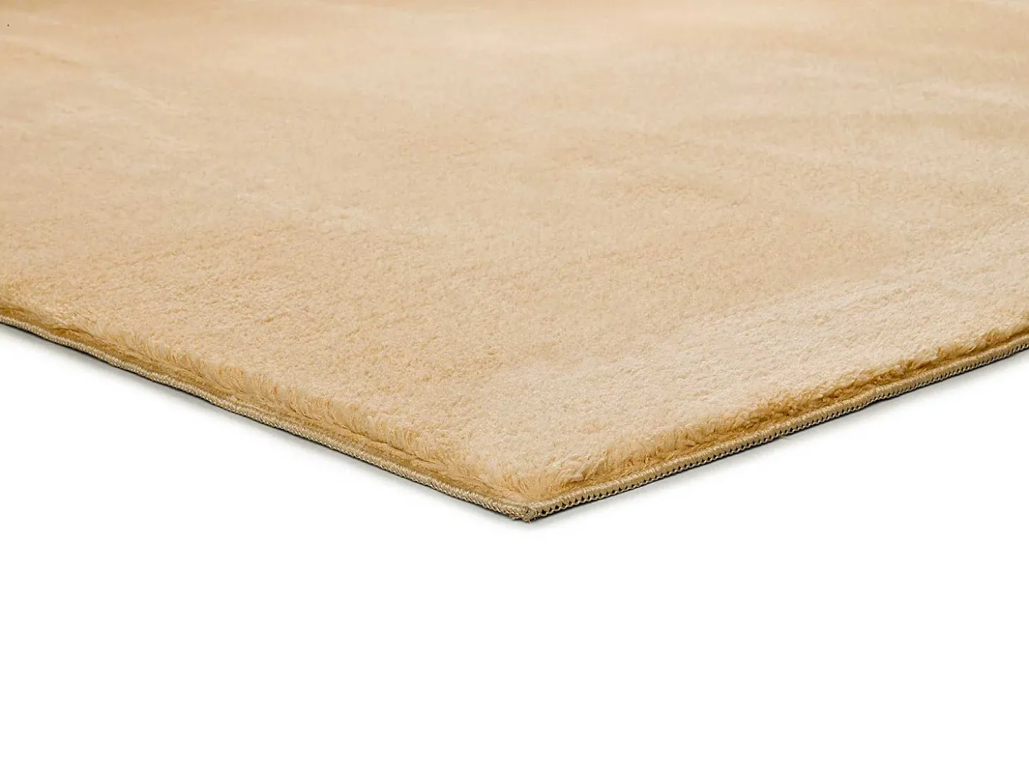 Alfombra lavable antideslizante - liso - mostaza - 160 x 230 cm - LOFT