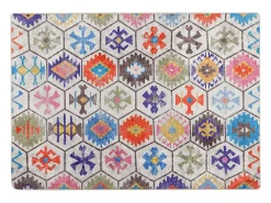 Alfombra lavable antideslizante multicolor 80x150 cm ES17048