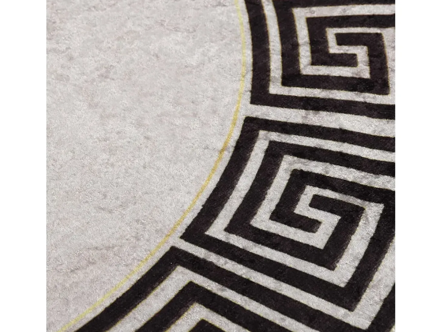 Alfombra lavable antideslizante beige claro f120 cm