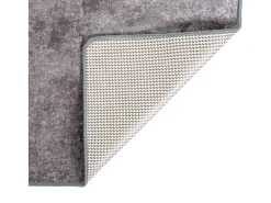 Alfombra lavable antideslizante gris 120x180 cm