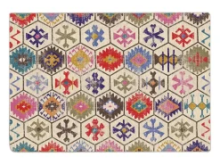 Alfombra lavable antideslizante multicolor 160x230 cm