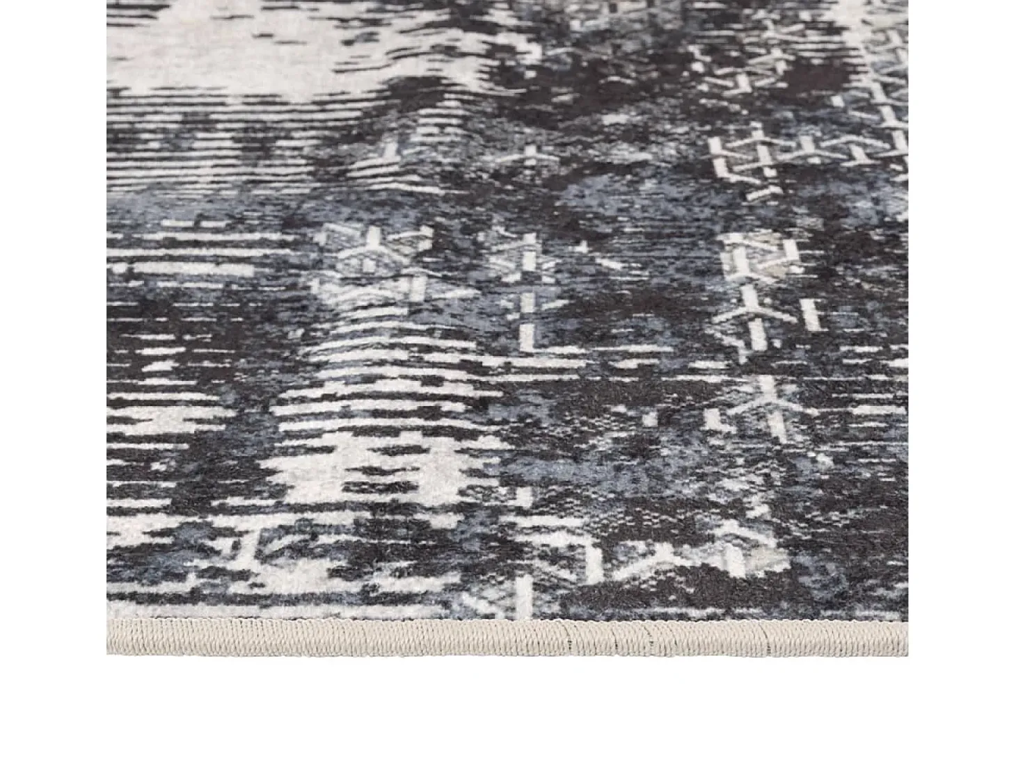 Alfombra lavable antideslizante multicolor 80x300 cm