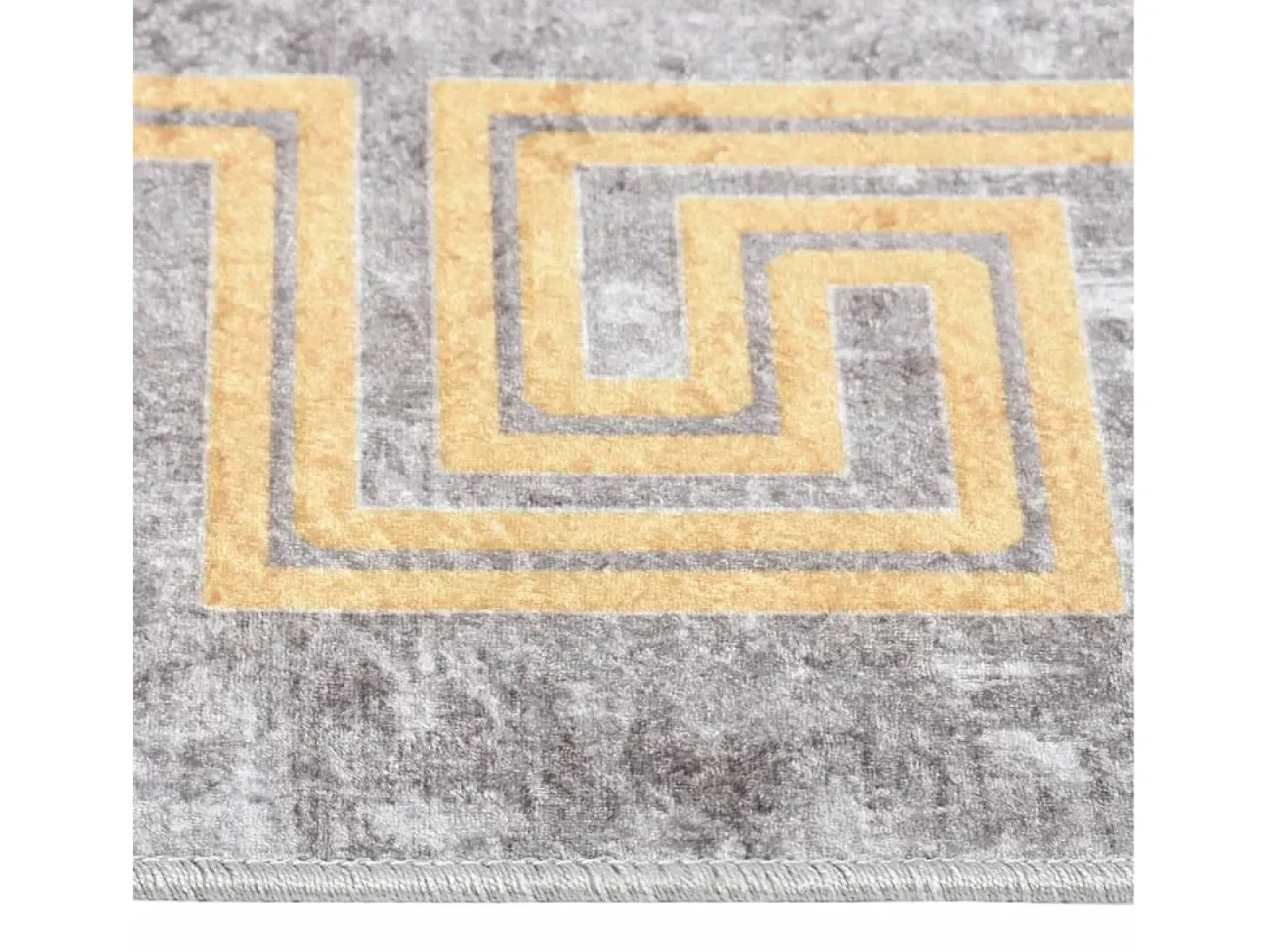 Alfombra lavable antideslizante gris 160x230 cm
