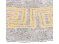 Alfombra lavable antideslizante gris φ120 cm ES35392