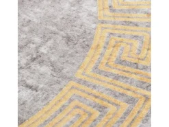 Alfombra lavable antideslizante gris φ120 cm ES35392